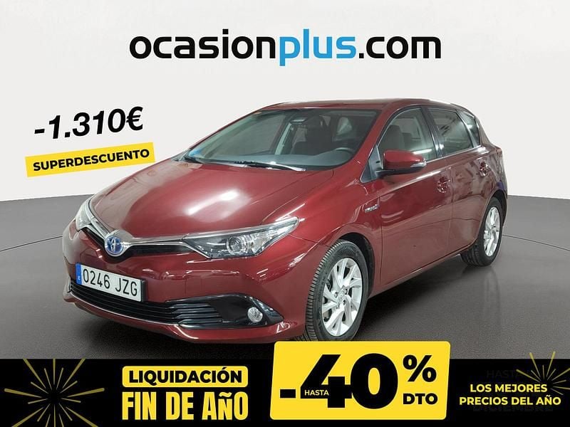 Rojo Usado 2017 Toyota Auris Hybrid Utilitario | 13.880 € (Buen precio) - Imagen 1/4