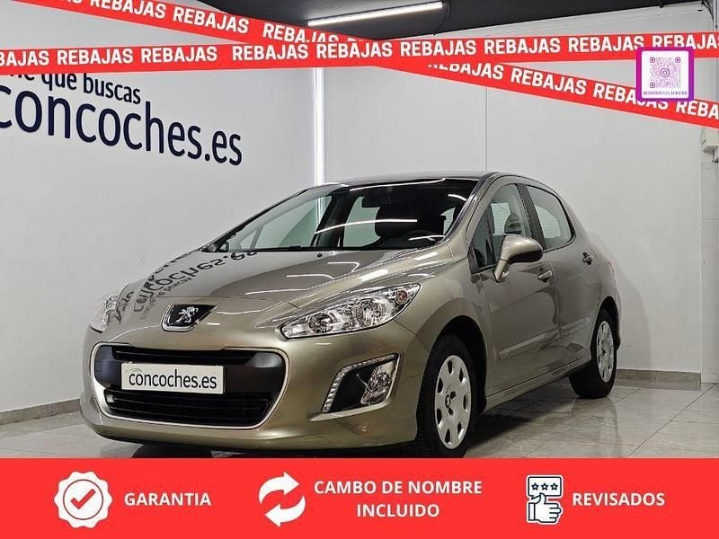 Beige Usado 2013 Peugeot 308 Access Berlina | 7290 € (Precio justo) - Imagen 1/4