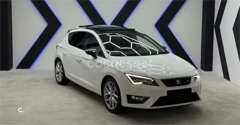 Usado Seat Leon FR 184 CV (135 kW) 2015 Blanco Berlina