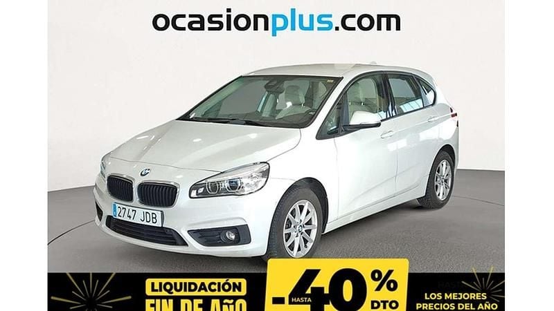 Blanco Usado 2015 BMW 218 Active Tourer Monovolumen | 17.780 € (Caro) - Imagen 1/4