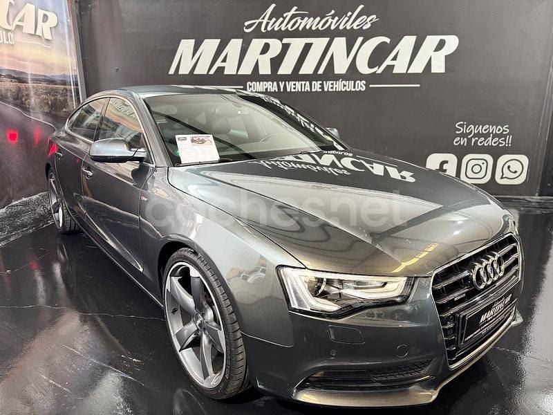 Usado Audi A5 Sportback 272 CV (200 kW) 2013 Gris / plata Utilitario
