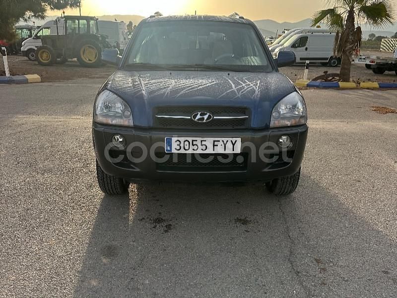 Azul Usado 2007 Hyundai Tucson Comfort SUV | 6500 € (Un poco caro) - Imagen 1/4