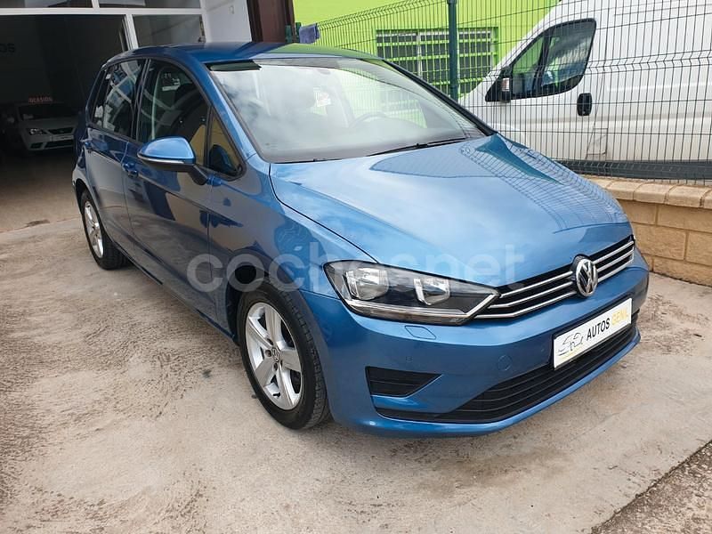 Azul Usado 2014 VW Golf Sportsvan Advance Monovolumen | 12.500 € (Caro) - Imagen 1/4