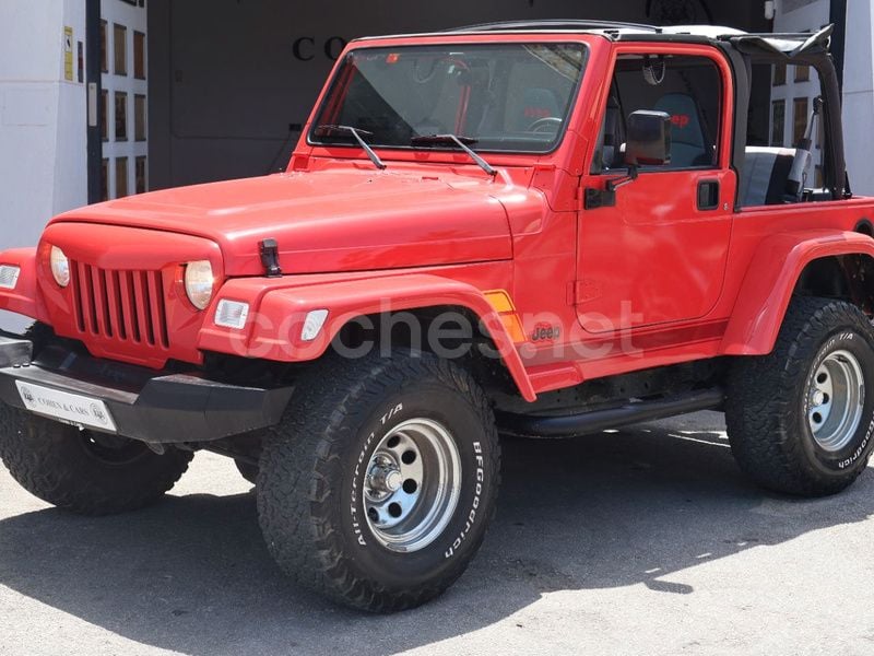 Usado Jeep Wrangler 121 CV (88 kW) 2000 Rojo SUV