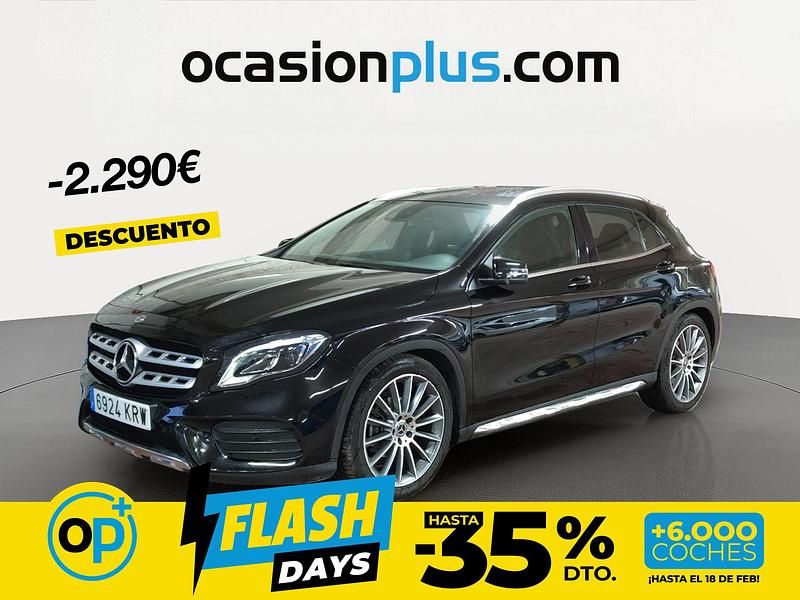 Usado Mercedes GLA200 136 CV (100 kW) 2018 Negro SUV