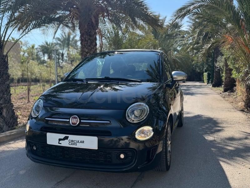 Usado Fiat 500C Sport 70 CV (51 kW) 2021 Negro Descapotable