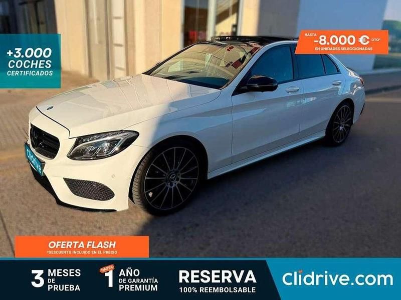 Blanco Usado 2017 Mercedes C220 Descapotable | 22.490 € (Buen precio) - Imagen 1/3