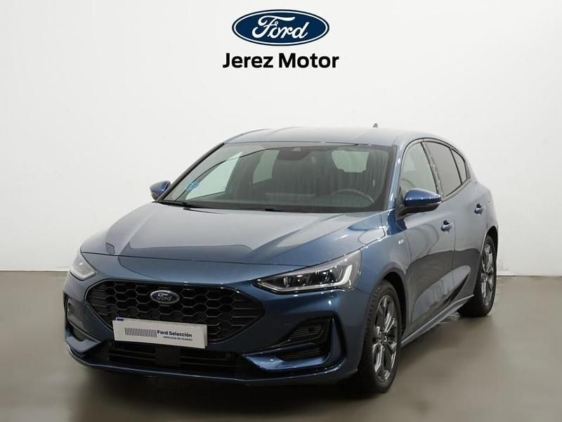 Azul Usado 2023 Ford Focus ST-Line Berlina | 19.500 € (Un poco caro) - Imagen 1/4