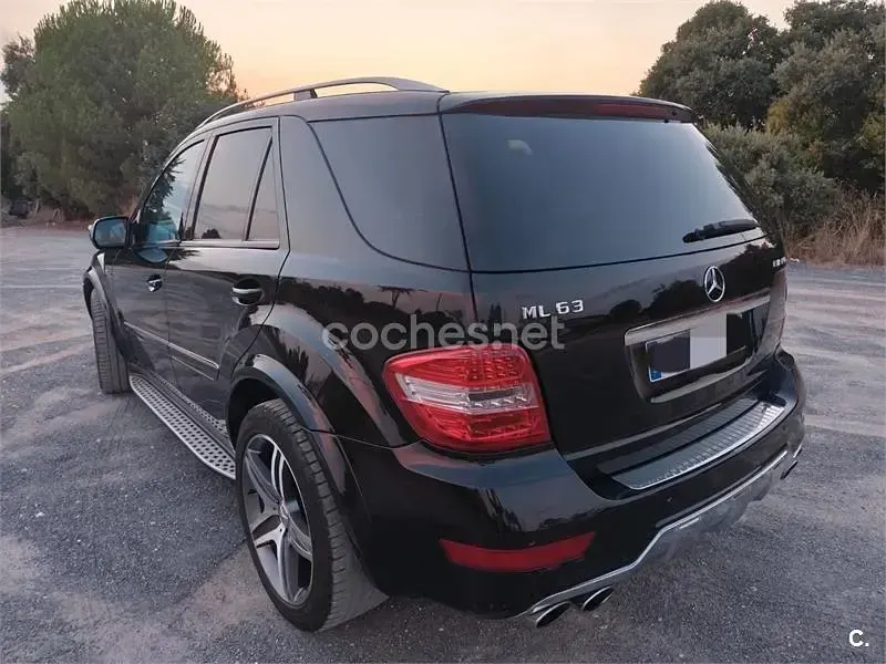 Usado Mercedes ML63 AMG AMG 510 CV (375 kW) 2009 Negro SUV