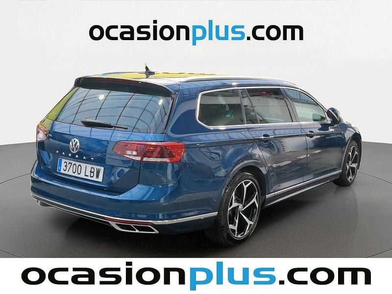 Usado VW Passat R-line 150 CV (110 kW) 2019 Azul Familiar