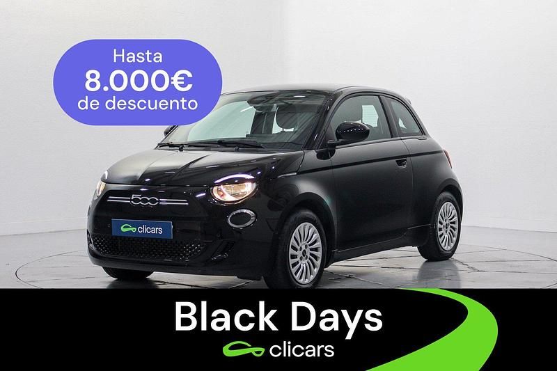 Negro Usado 2023 Fiat 500e Icon Berlina | 16.990 € (Precio justo) - Imagen 1/4
