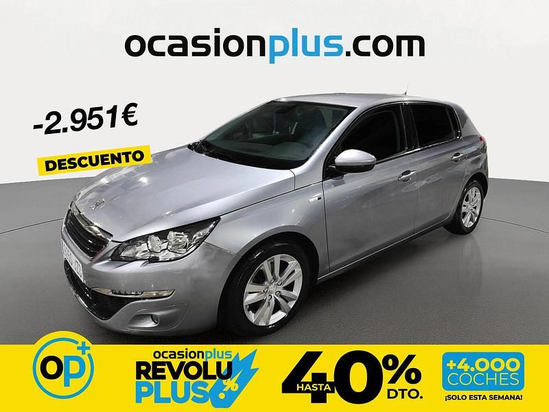 Usado Peugeot 308 Style 120 CV (88 kW) 2017 Gris