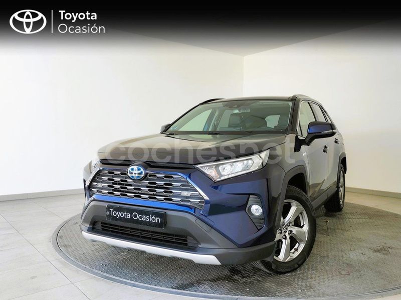 Azul Usado 2021 Toyota RAV4 Hybrid Advance SUV | 32.400 € (Un poco caro) - Imagen 1/4