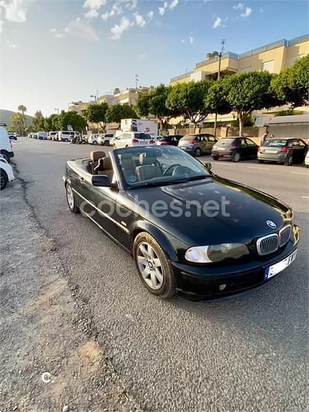 Negro Usado 2002 BMW 325 Cabriolet Descapotable | 8000 € (Buen precio) - Imagen 1/4