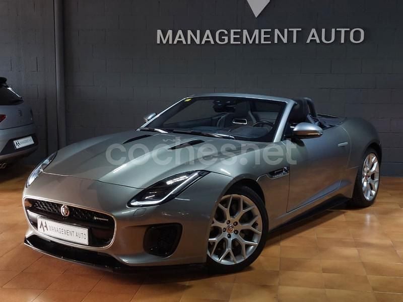 Usado Jaguar F-Type R-Dynamic 300 CV (220 kW) 2018 Gris / plata Descapotable