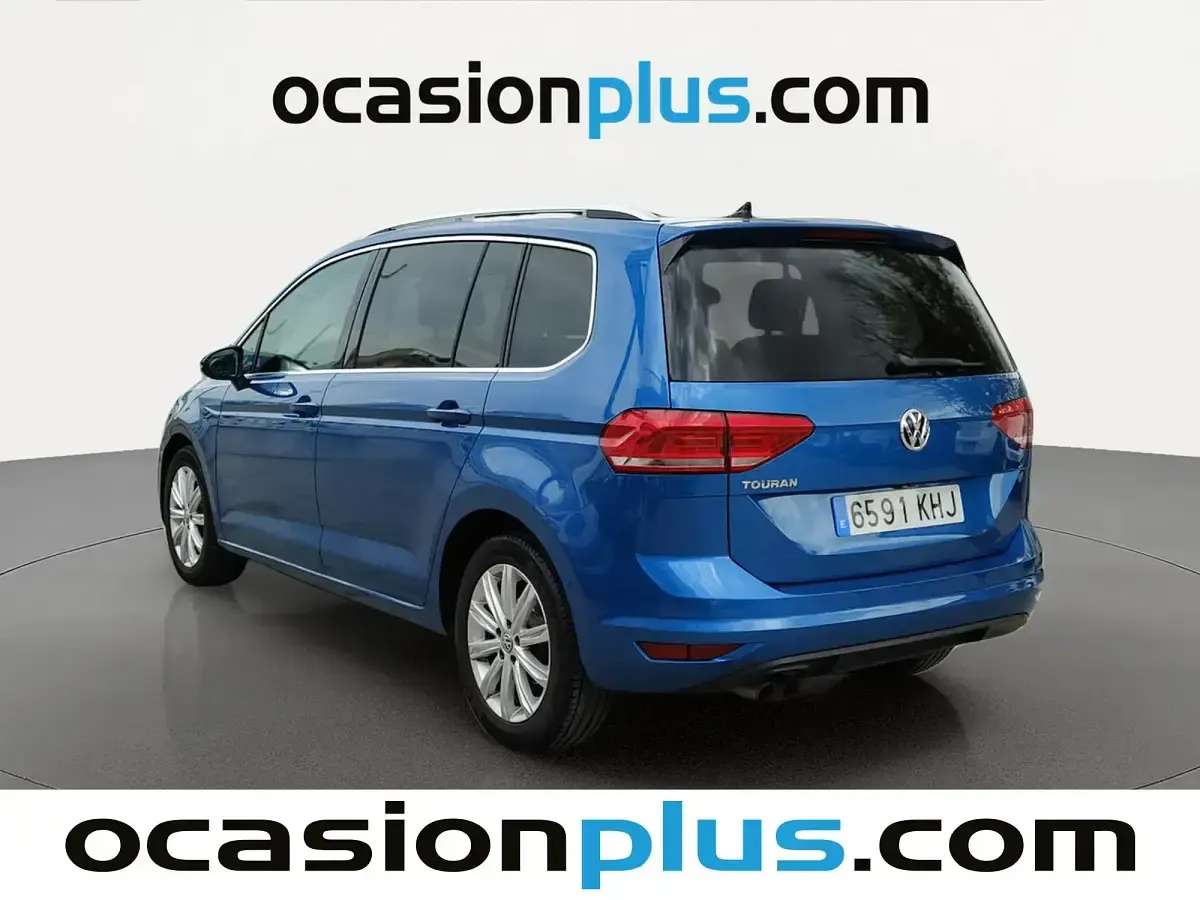 Usado VW Touran Sportline 150 CV (110 kW) 2018 Azul Monovolumen
