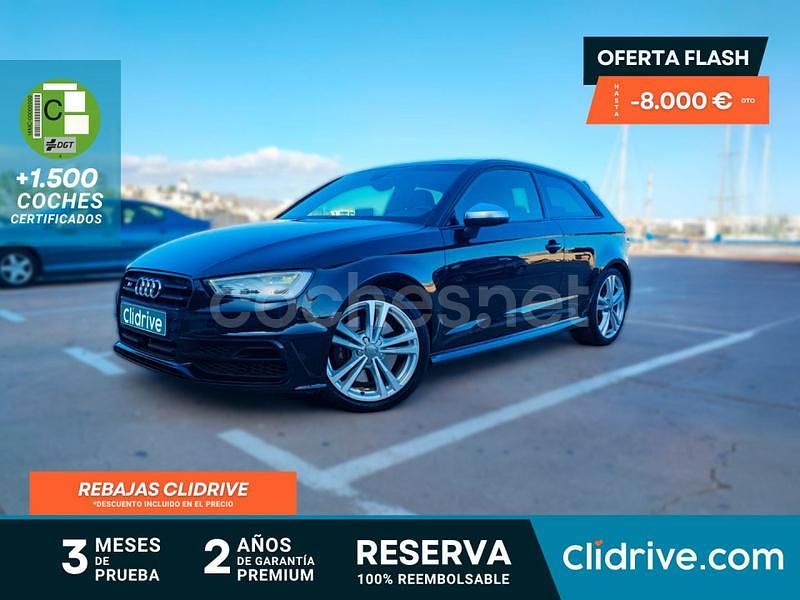 Usado Audi A3 S-Line 310 CV (228 kW) 2014 Negro Berlina