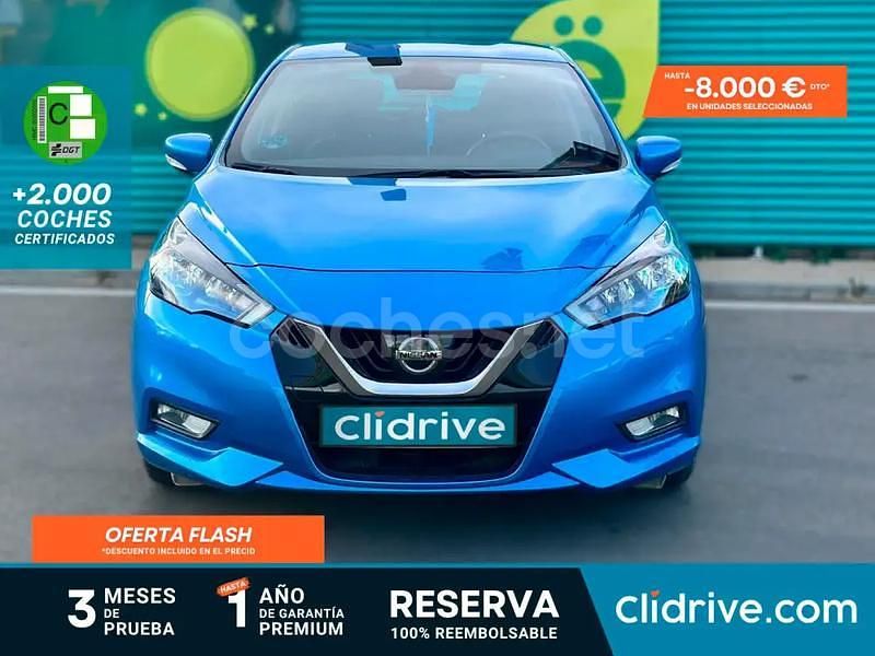 Azul Usado 2021 Nissan Micra Acenta Utilitario | 13.190 € (Precio justo) - Imagen 1/3