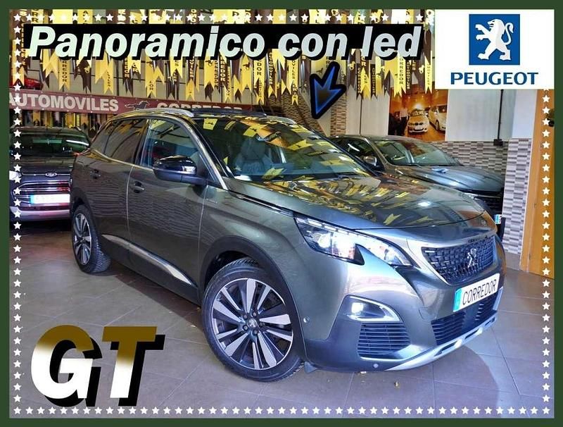 Usado Peugeot 3008 GT-line 165 CV (121 kW) 2017 Gris / plata SUV