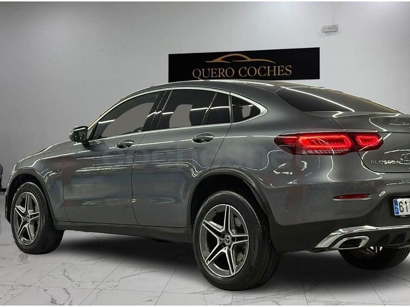 Usado Mercedes GLC300e 306 CV (225 kW) 2020 Gris / plata Coupe