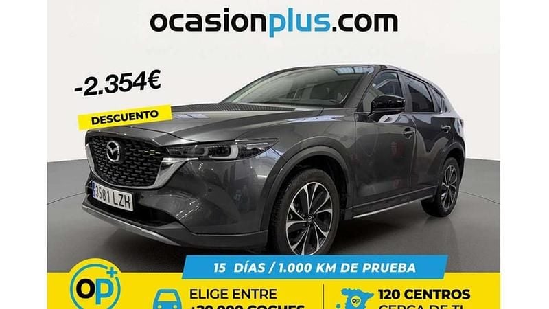 Gris Usado 2022 Mazda CX-5 Newground SUV | 23.546 € (Super precio) - Imagen 1/4