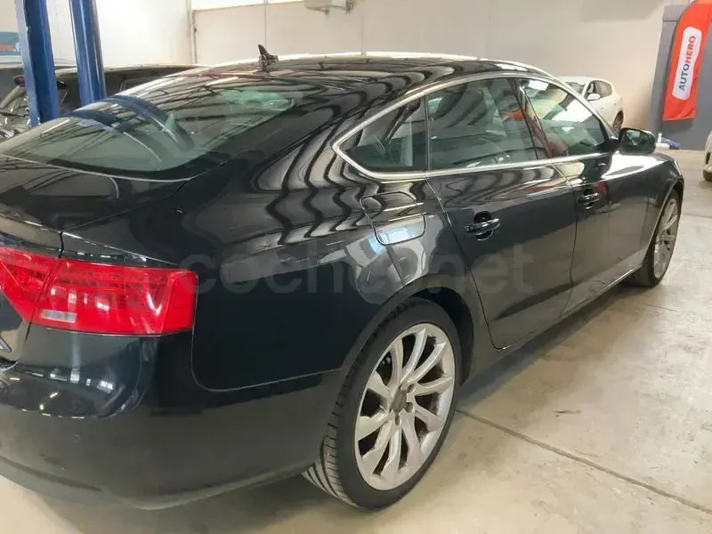 Usado Audi A5 Sportback S-Line 177 CV (130 kW) 2012 Negro Utilitario
