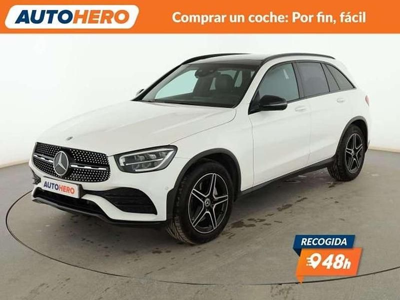 Usado Mercedes GLC200 AMG line 163 CV (119 kW) 2020 Blanco SUV