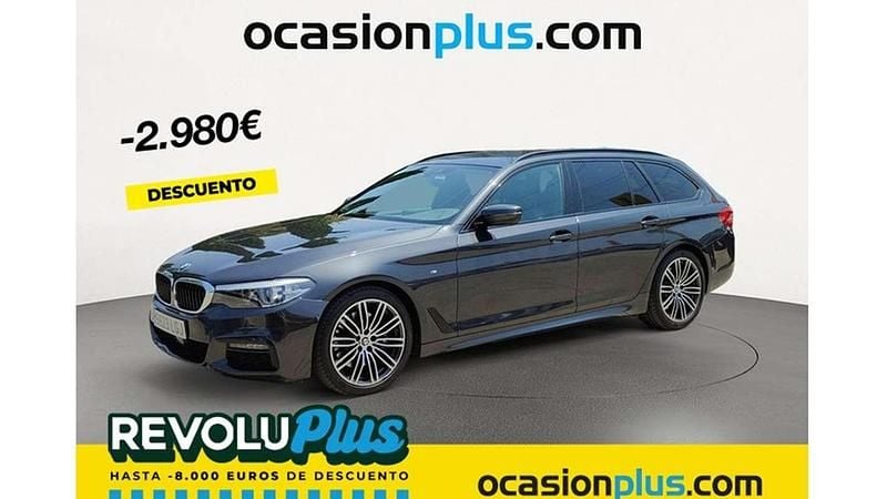 Gris Usado 2020 BMW 530 Familiar | 29.500 € (Super precio) - Imagen 1/4