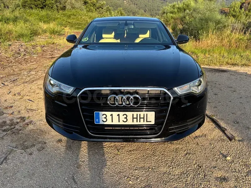 Usado Audi A6 204 CV (150 kW) 2012 Negro Berlina