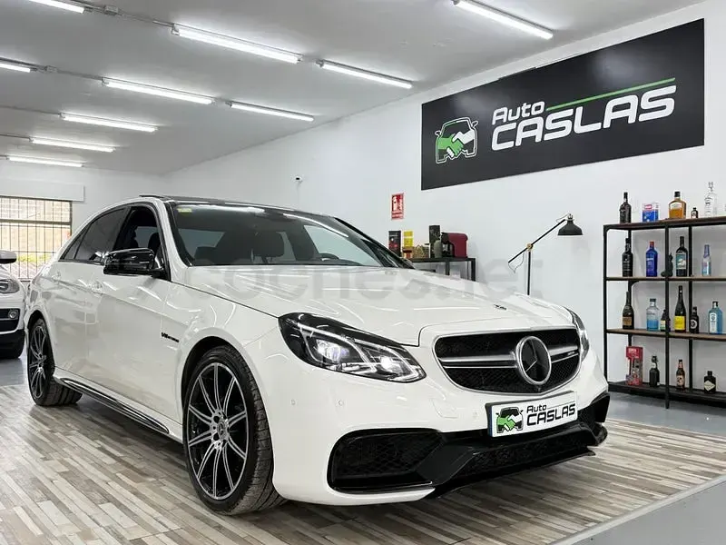 Usado Mercedes E63 AMG AMG 558 CV (410 kW) 2014 Blanco Berlina