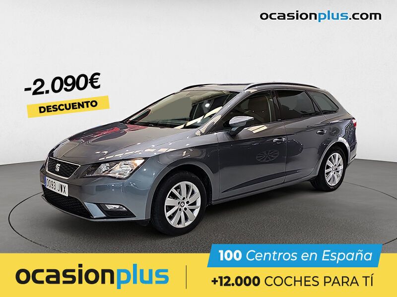 Gris Usado 2017 Seat Leon Reference Familiar | 11.150 € (Precio justo) - Imagen 1/4