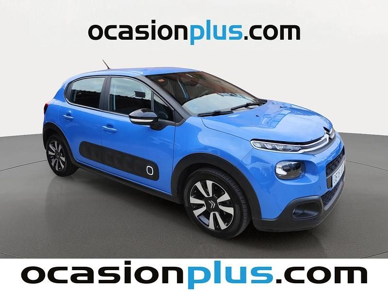 Usado Citroën C3 Feel 99 CV (72 kW) 2019 Azul Utilitario