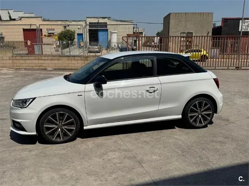 Usado Audi A1 S-Line 116 CV (85 kW) 2016 Blanco Utilitario