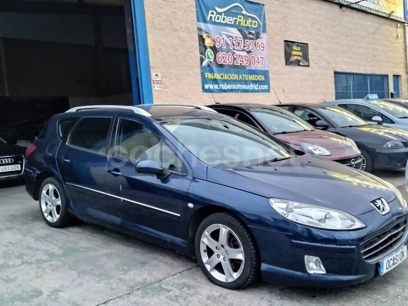 Azul Usado 2007 Peugeot 407 Premium Familiar | 3699 € (Buen precio) - Imagen 1/4