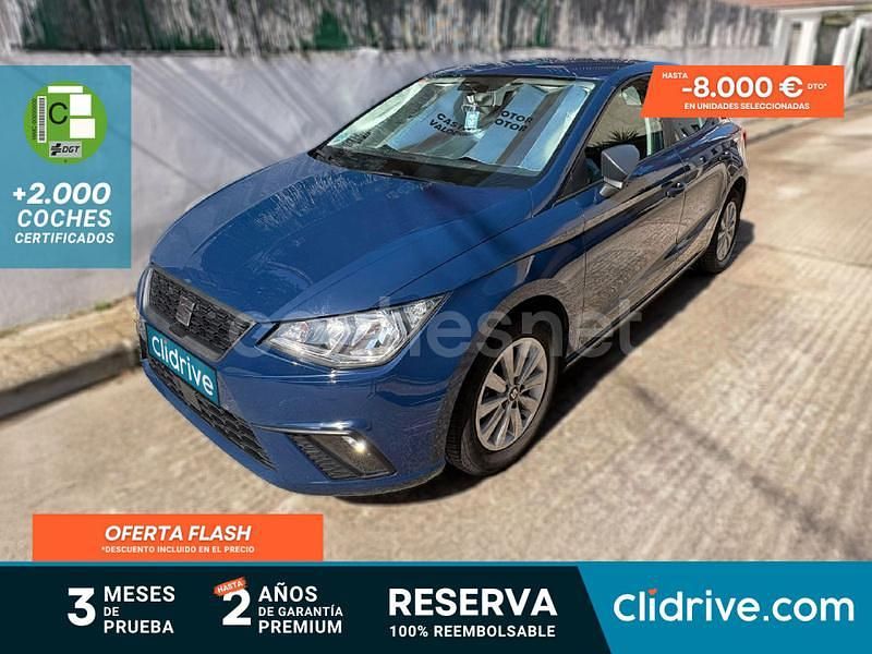 Azul Usado 2019 Seat Ibiza Reference Berlina | 10.990 € (Precio justo) - Imagen 1/3