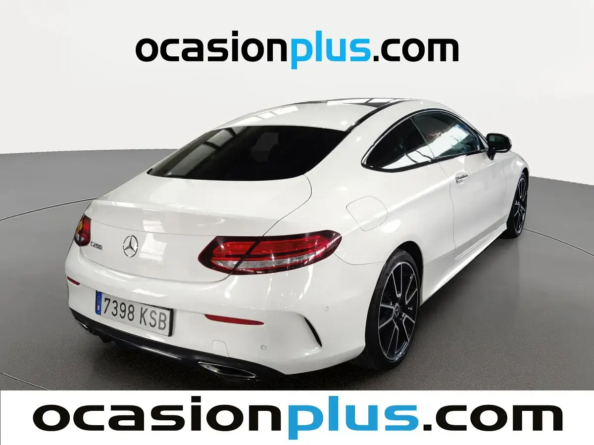 Usado Mercedes C200 AMG 184 CV (135 kW) 2018 Blanco Coupe