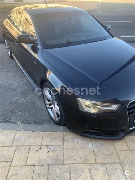Usado Audi A5 Sportback S-Line 143 CV (105 kW) 2013 Negro Utilitario