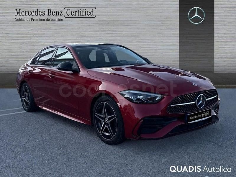 Usado Mercedes C220 200 CV (147 kW) 2022 Granate Berlina