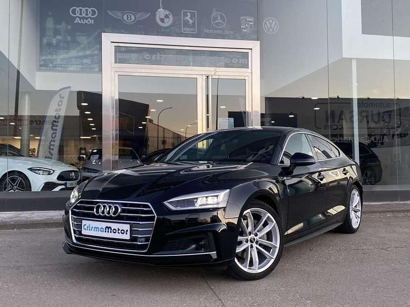 Negro Usado 2017 Audi A5 Sportback S-Line Berlina | 24.990 € (Precio justo) - Imagen 1/4