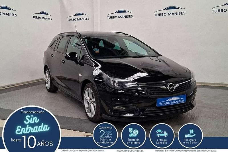 Negro Usado 2021 Opel Astra Ultimate Familiar | 10.490 € (Precio justo) - Imagen 1/4