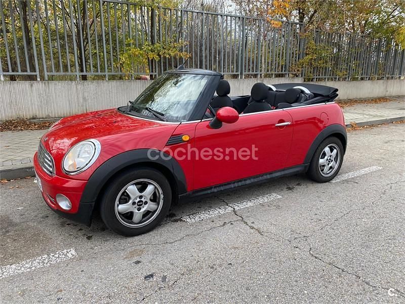 Rojo Usado 2011 Mini One Cabriolet Descapotable | 8900 € (Precio justo) - Imagen 1/4