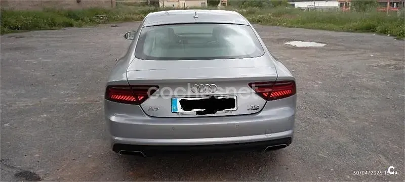 Usado Audi A7 Sportback 272 CV (200 kW) 2015 Gris / plata Utilitario