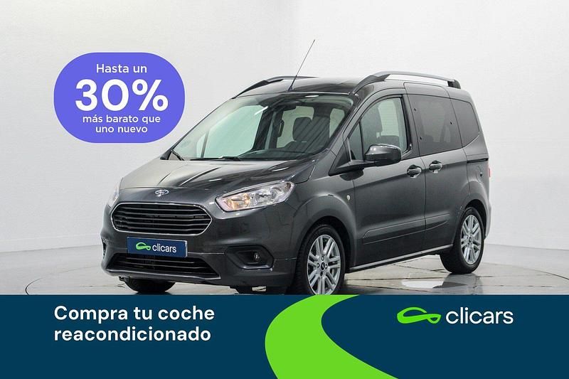 Gris Usado 2018 Ford Tourneo Courier Titanium Monovolumen | 11.990 € (Precio justo) - Imagen 1/4
