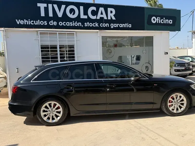 Usado Audi A6 S-Line 272 CV (200 kW) 2017 Negro Familiar