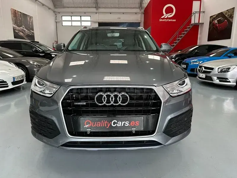 Usado Audi Q3 S-Line 184 CV (135 kW) 2016 Gris / plata SUV