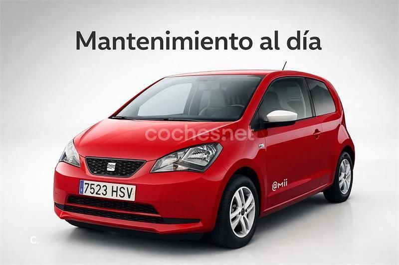 Usado Seat Mii Style 75 CV (55 kW) 2013 Rojo Utilitario