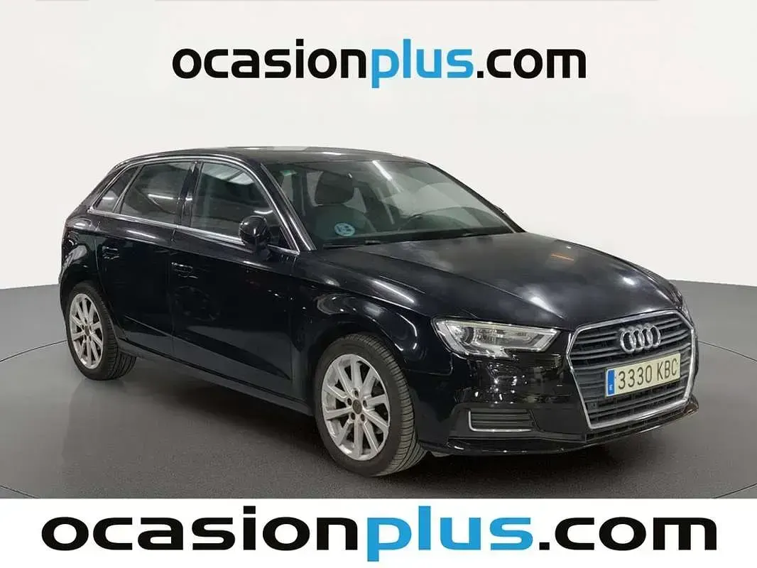 Usado Audi A3 Sportback Design 116 CV (85 kW) 2017 Negro Utilitario