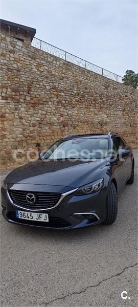 Gris / plata Usado 2015 Mazda 6 Luxury Familiar | 11.000 € (Buen precio) - Imagen 1/4