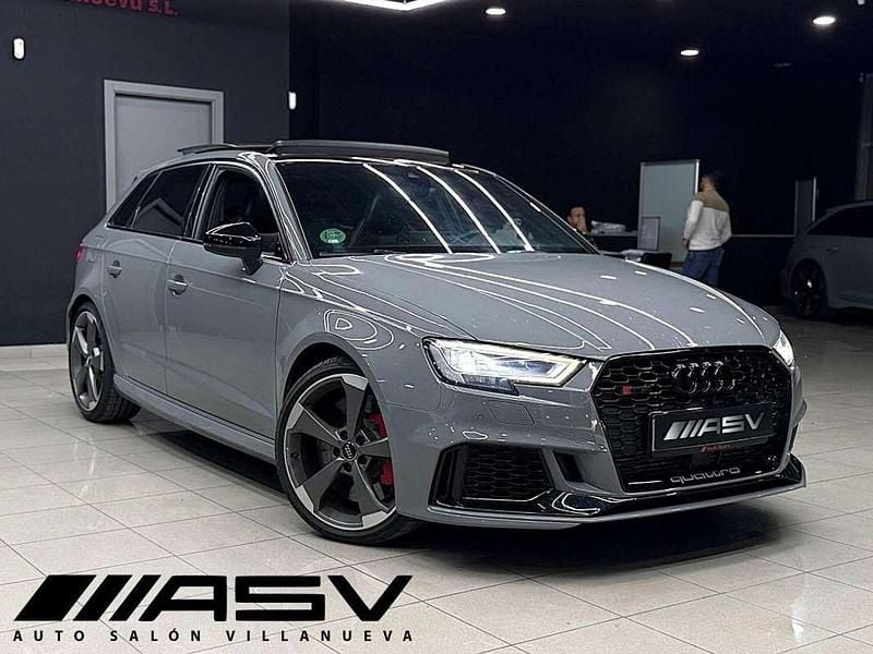 Gris Usado 2019 Audi RS3 Sportback Premium Utilitario | 47.900 € (Precio justo) - Imagen 1/4