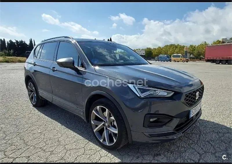Usado Seat Tarraco FR 245 CV (180 kW) 2021 Gris / plata SUV